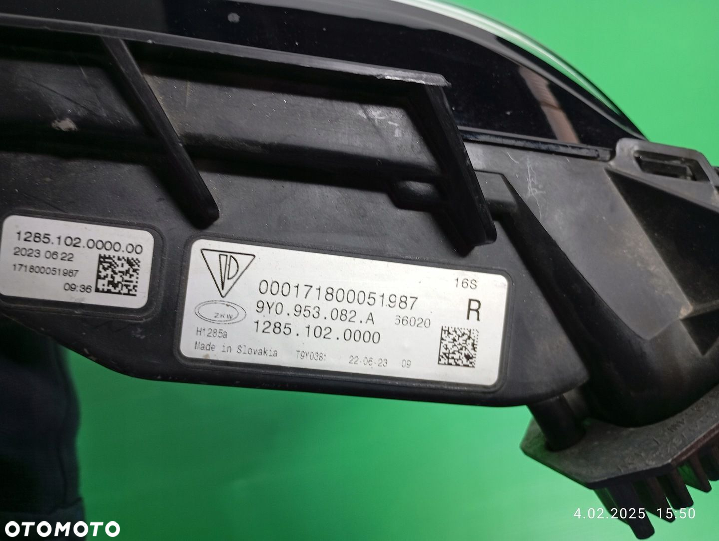 KIERUNKOWSKAZ ŚWIATŁO DRL LED PRAWY PORSCHE CAYENNE LIFT III 9Y0953082A 23- - 11