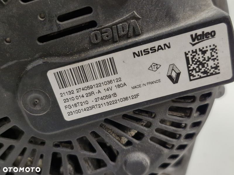 RENAULT TRAFIC III 3 VIVARO B TALENTO II 2.0 DCI ALTERNATOR 231001423R - 10