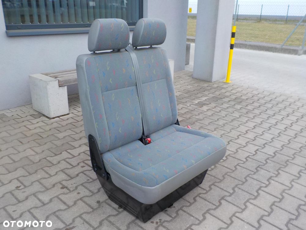 VW T5 T6 FOTEL PODWÓJNY PASAŻERA PRZÓD DWÓJKA INKA - 2