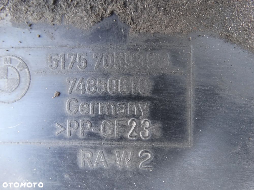 OSŁONA PODWOZIA ŚRODKOWA 7059388 BMW E81 E82 E87 F-VAT - 3