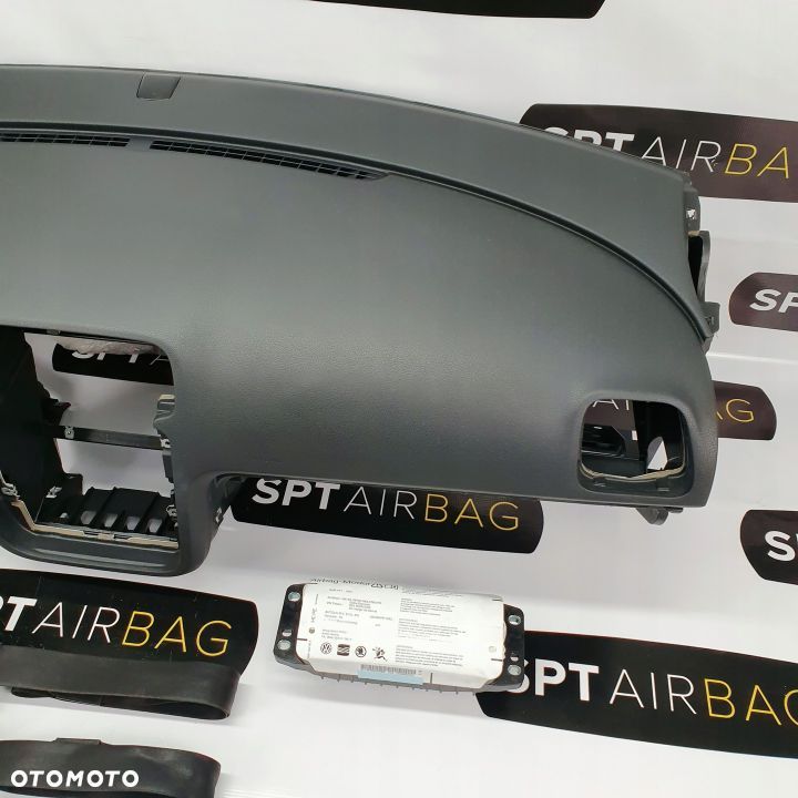 VW SCIROCCO DESKA ROZDZIELCZA KONSOLA KOKPIT PULPIT PODUSZKI AIRBAG AIR BAG PASY KIT SET - 3