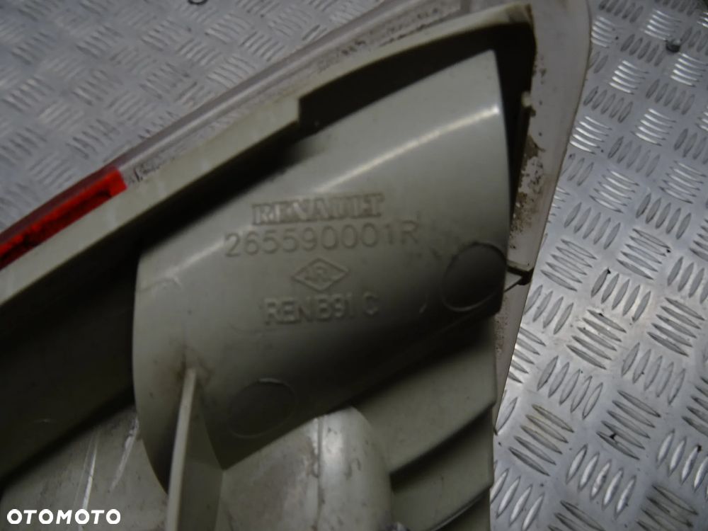 RENAULT LAGUNA III HB 07-12 2.0DCI LAMPA LEWA TYŁ TYLNA W KLAPĘ 265590001R - 9