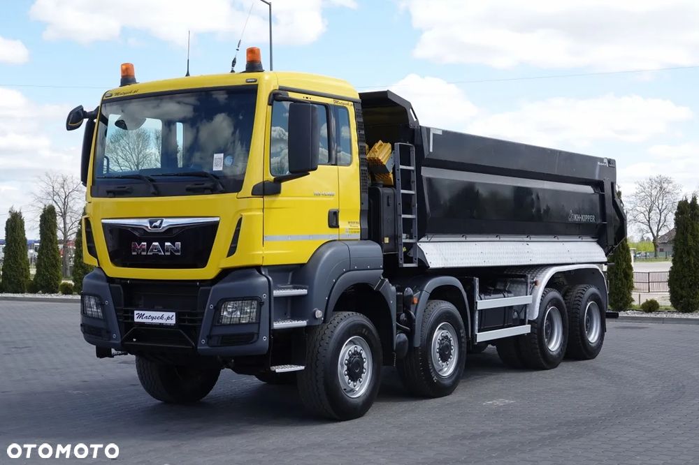 MAN TGS 41.460 / 8X8 / WYWROTKA TYLNOZSYPOWA / MANUAL / HARDOX / KH-KIPPER / 2017 ROK / - 10