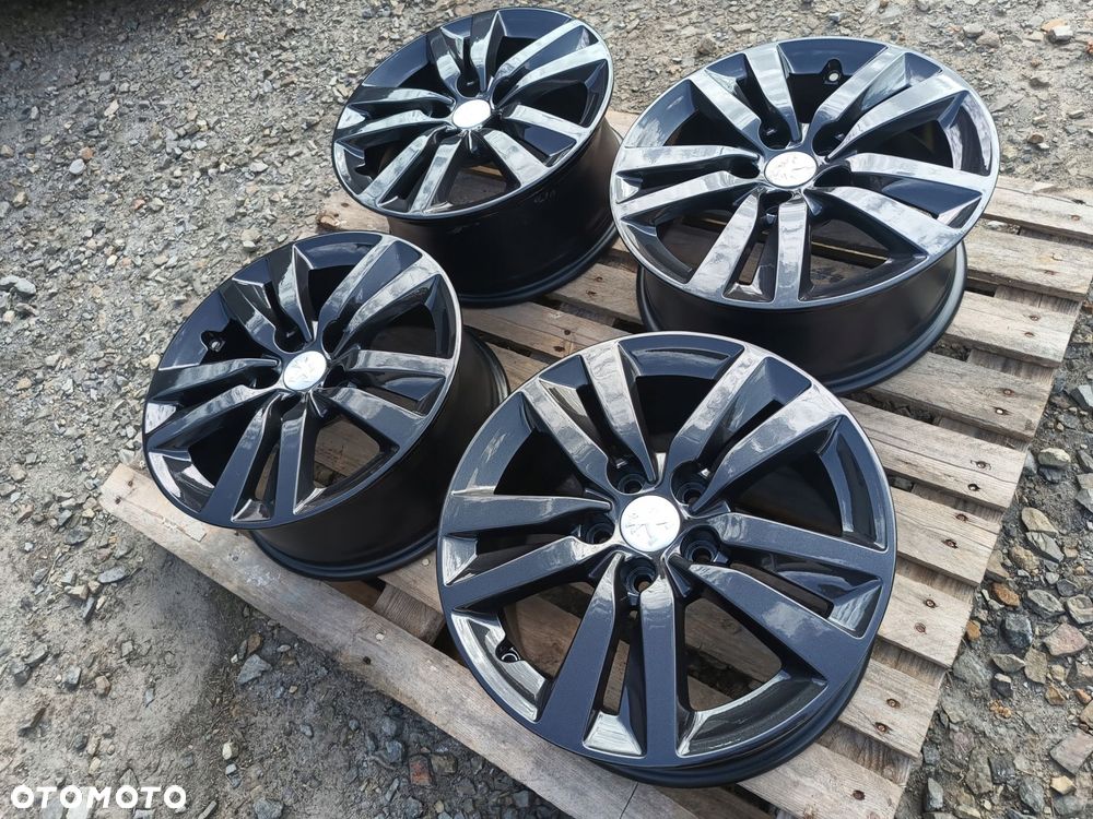 peugeot 308 t9 felgi 16" 5x108 et44 7.0j jak nowe grafit 9677989577 - 4