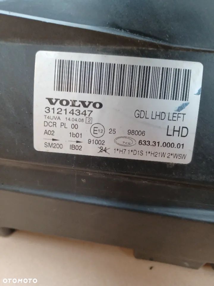 Bi-xenon przedni lewy Volvo v70 xc70 s80 lift lampa - 4