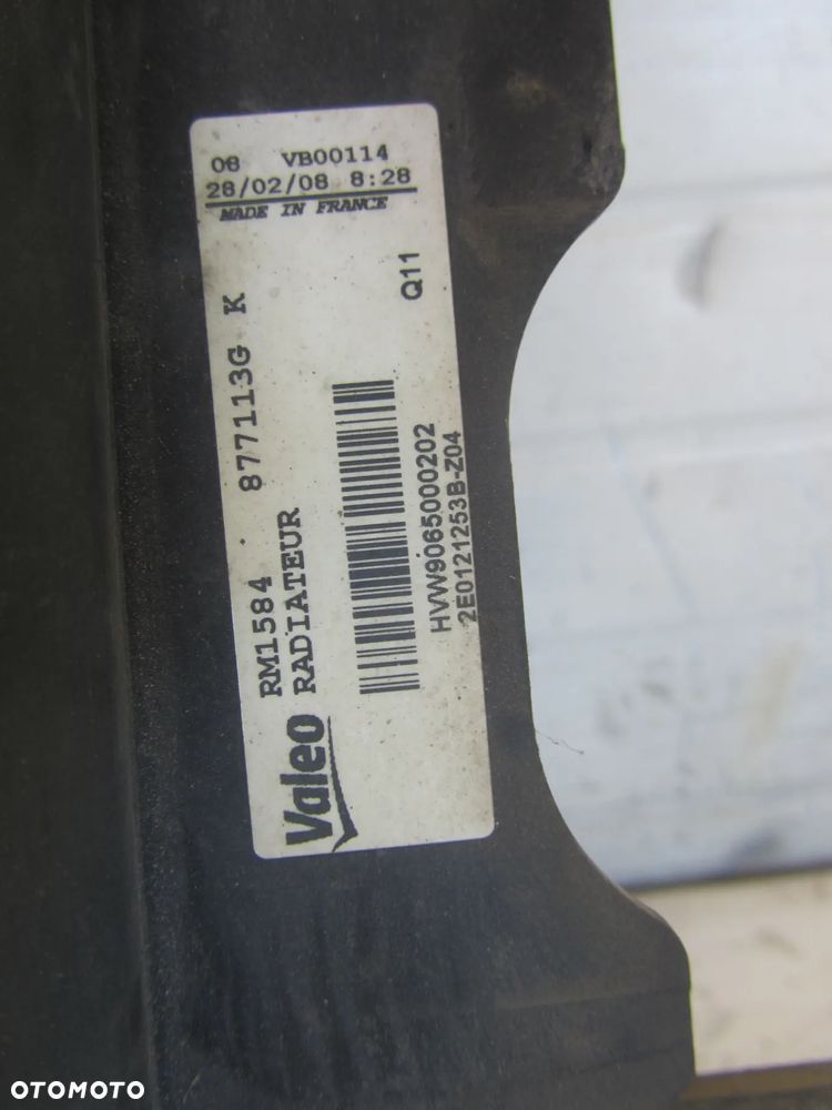 volkswagen crafter 2.5 tdi chłodnica wody - 2