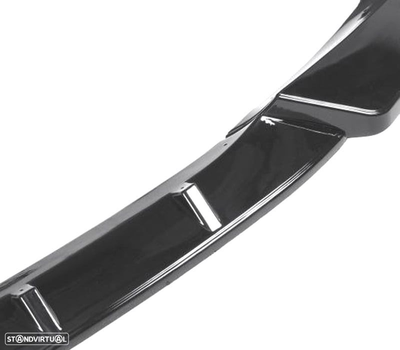 SPOILER LIP FRONTAL BMW G20 19-22 LOOK M PERFORMANCE II PRETO BRILHANTE - 5