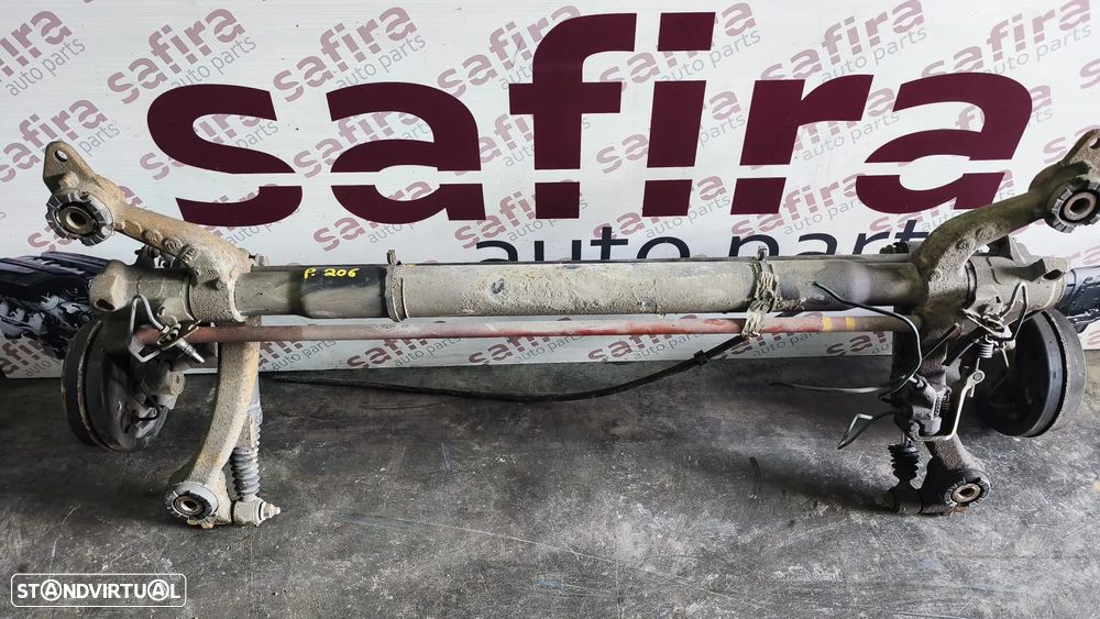 EIXO TRASEIRO PEUGEOT 206 (SEM ABS) - 1
