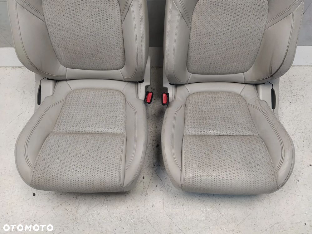 JAGUAR XF X260 FOTELE LEWA PRAWA PRZÓD PRZEDNIE KANAPA TYŁ TYLNA PODGRZEWANE ELEKTRYCZNE WENTYLOWANE BOCZKI DRZWI KOMPLET ORYGINAŁ - 19