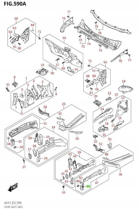 SUZUKI SWIFT MK8 17- ŁĄCZNIK BELEK DOLNY LEWY ZEW - 6