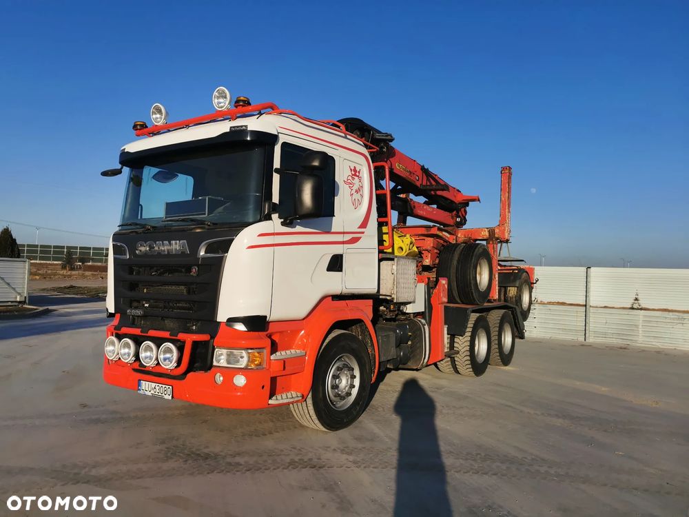 Scania R620, Epsilon S300L82, do dłużycy, drewna, lasu, kłody - 18