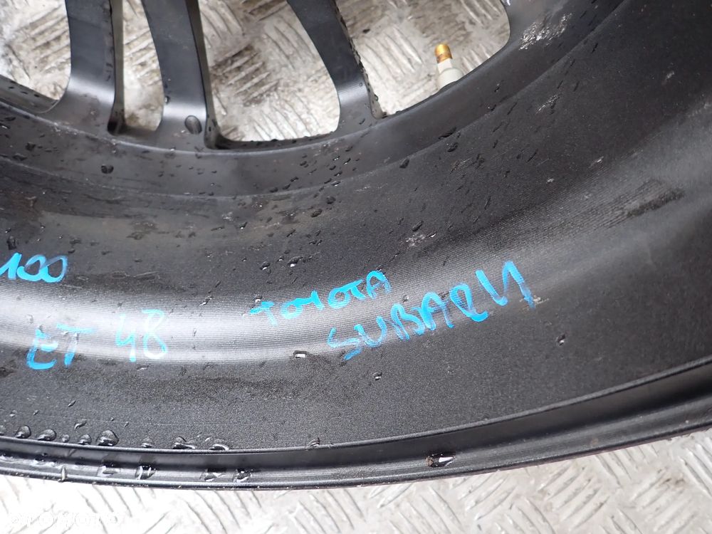 FELGI ALUMINIOWE TOYOTA SUBARU  7JX17  ET 48  5X100  PIASTA 56 - 9
