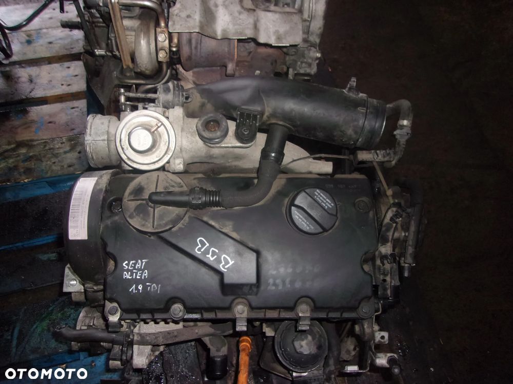 SILNIK 1.9 TDI BJB 105km AUDI SEAT VOKSWAGEN KOMPLETNY - 4