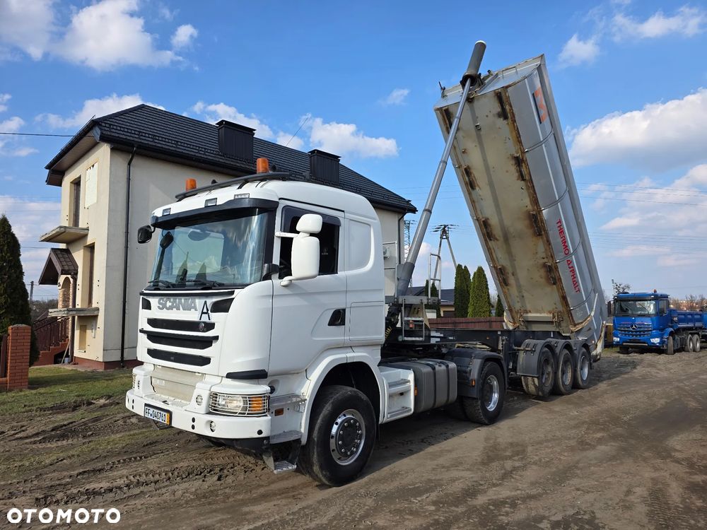 Scania G 450 4x4 Naczepa Stalowa Termo 26m4 - 11