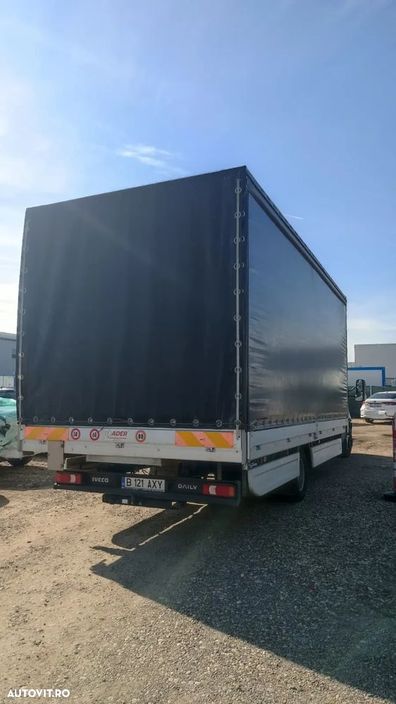 Iveco Daily 70C18H platforma cu prelata si cabina de dormit Spojtrak - 3