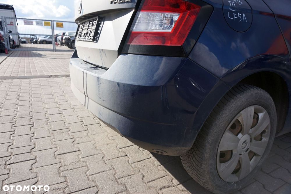 ZDERZAK TYLNY FABIA III NJ3 5D HB LF5A  GRANATOWY SKODA 2014-2018 - 4