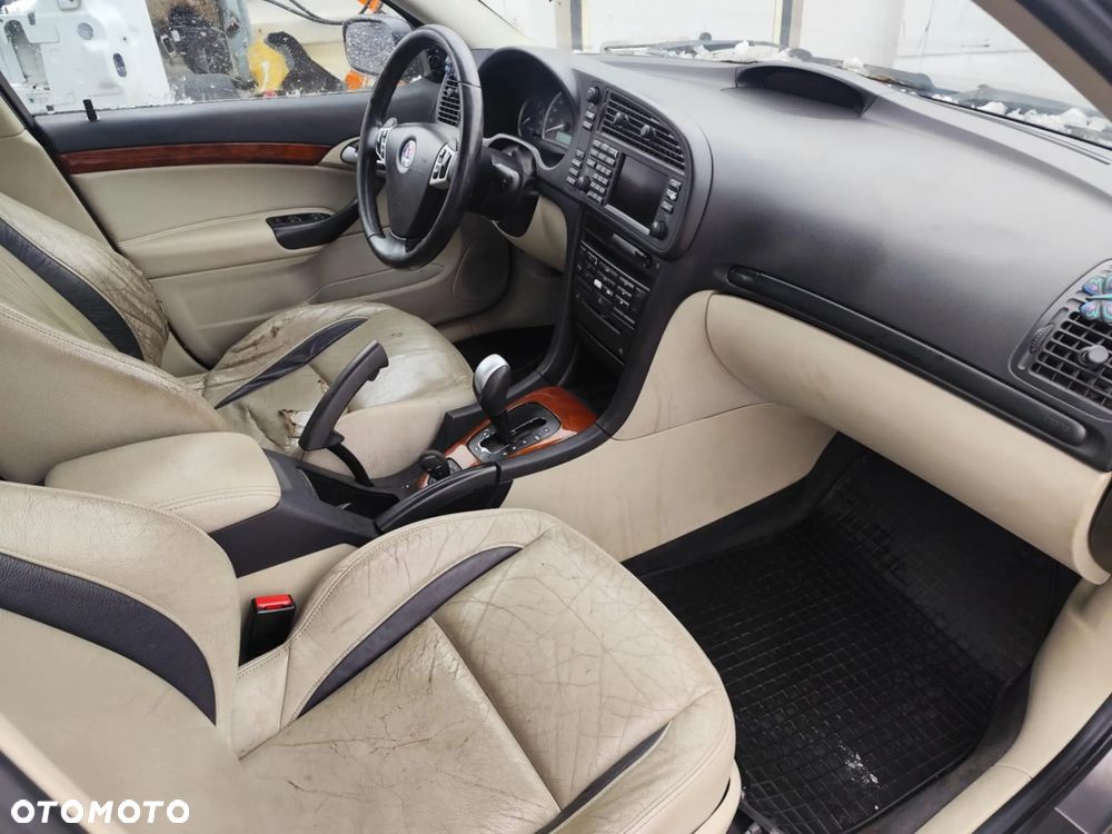 saab 93 9-3 II fotel kanapa deska kokpit podsufitka boczek podłokietnik licznik panel szyb stacyjka - 2