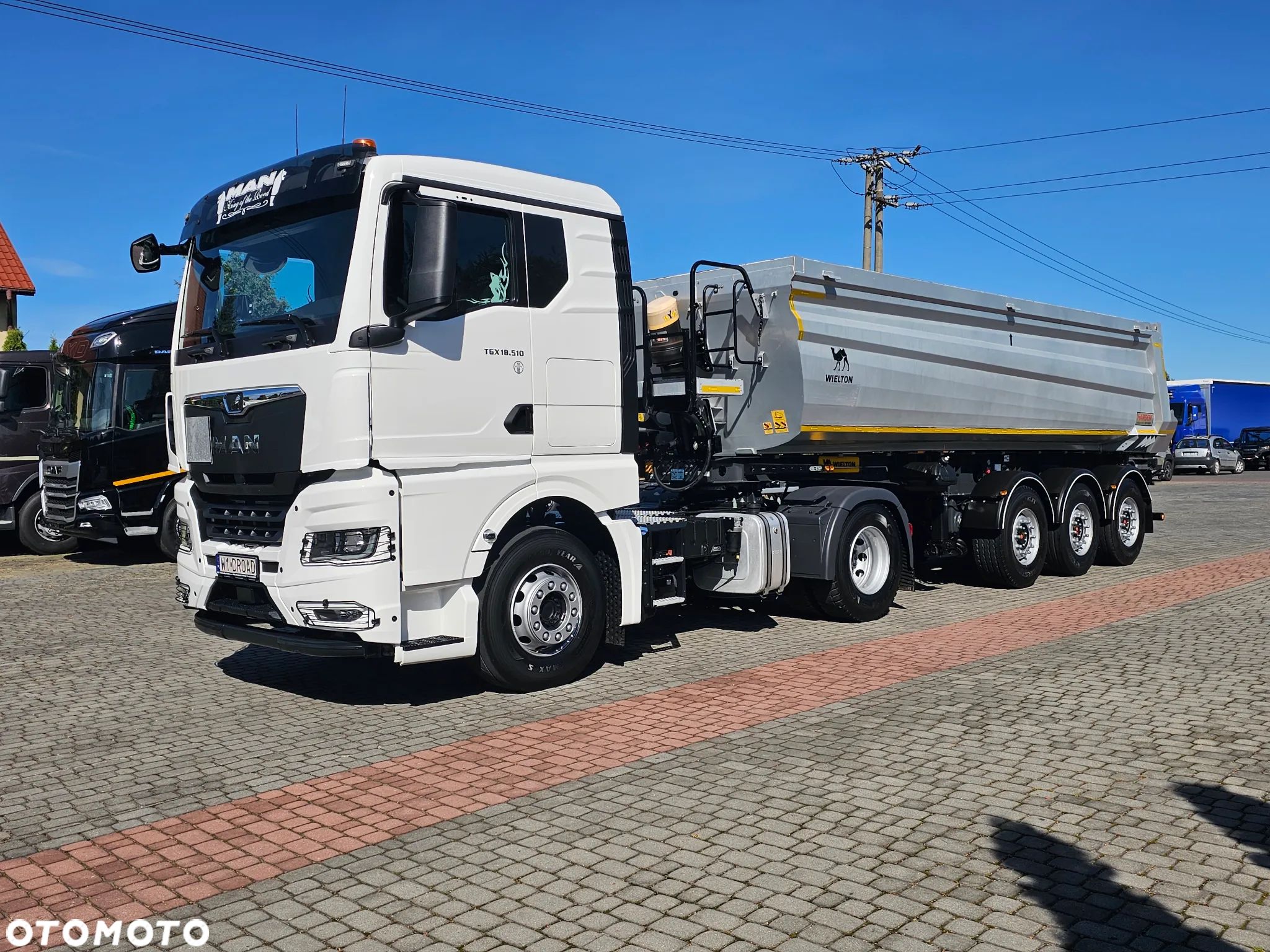 MAN TGX 18.510 HYDRAULIKA+WIELTON 28m ZESTAW JAK NOWY! - 1