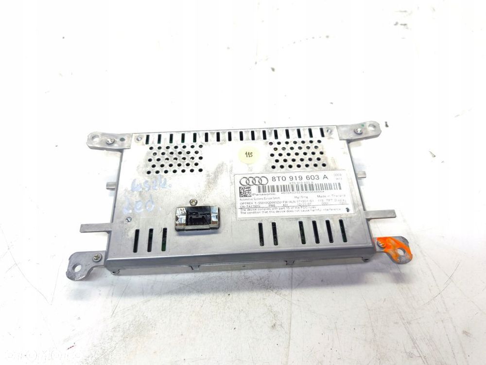 WYŚWIETLACZ MMI AUDI A4 B8 A5 8T Q5 8R 8T0919603A USZKODZONE PODŚWIETLENIE - 4