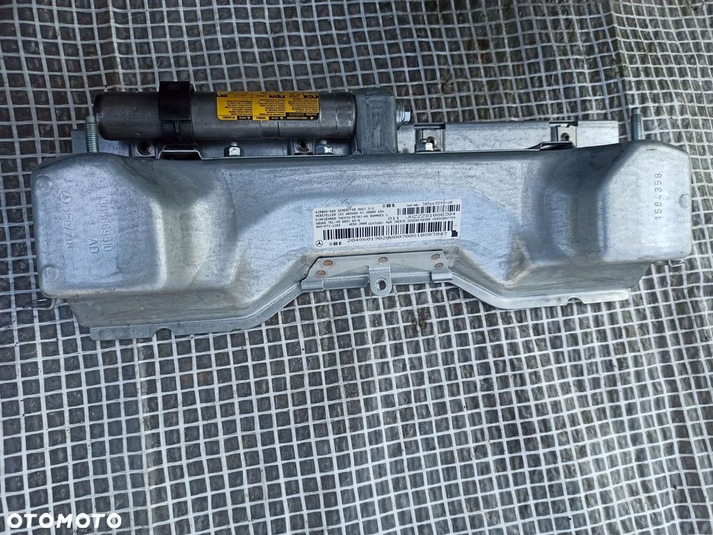 MERCEDES W204 C-KLASA 07-11 DESKA KONSOLA PODUSZKI AIRBAG KOMPLET EUROPA - 12