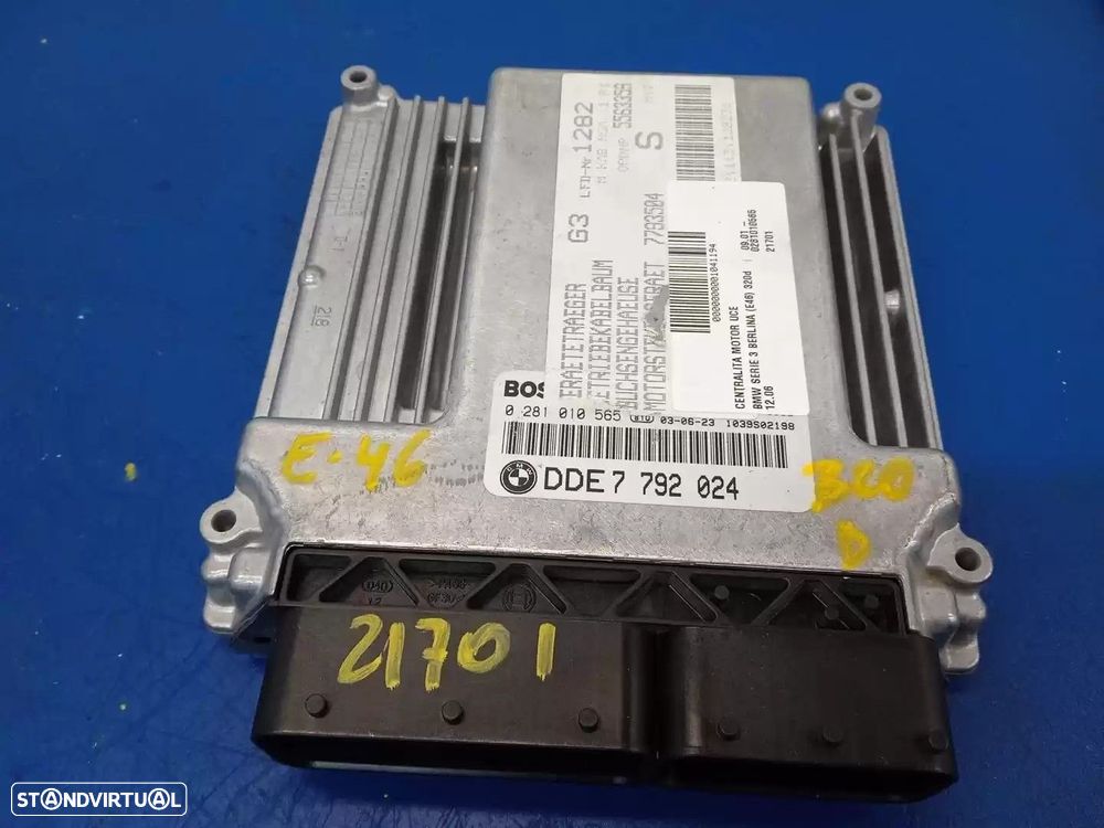 CENTRALINA MOTOR UCE BMW 3 2003 -0281010565 - 1