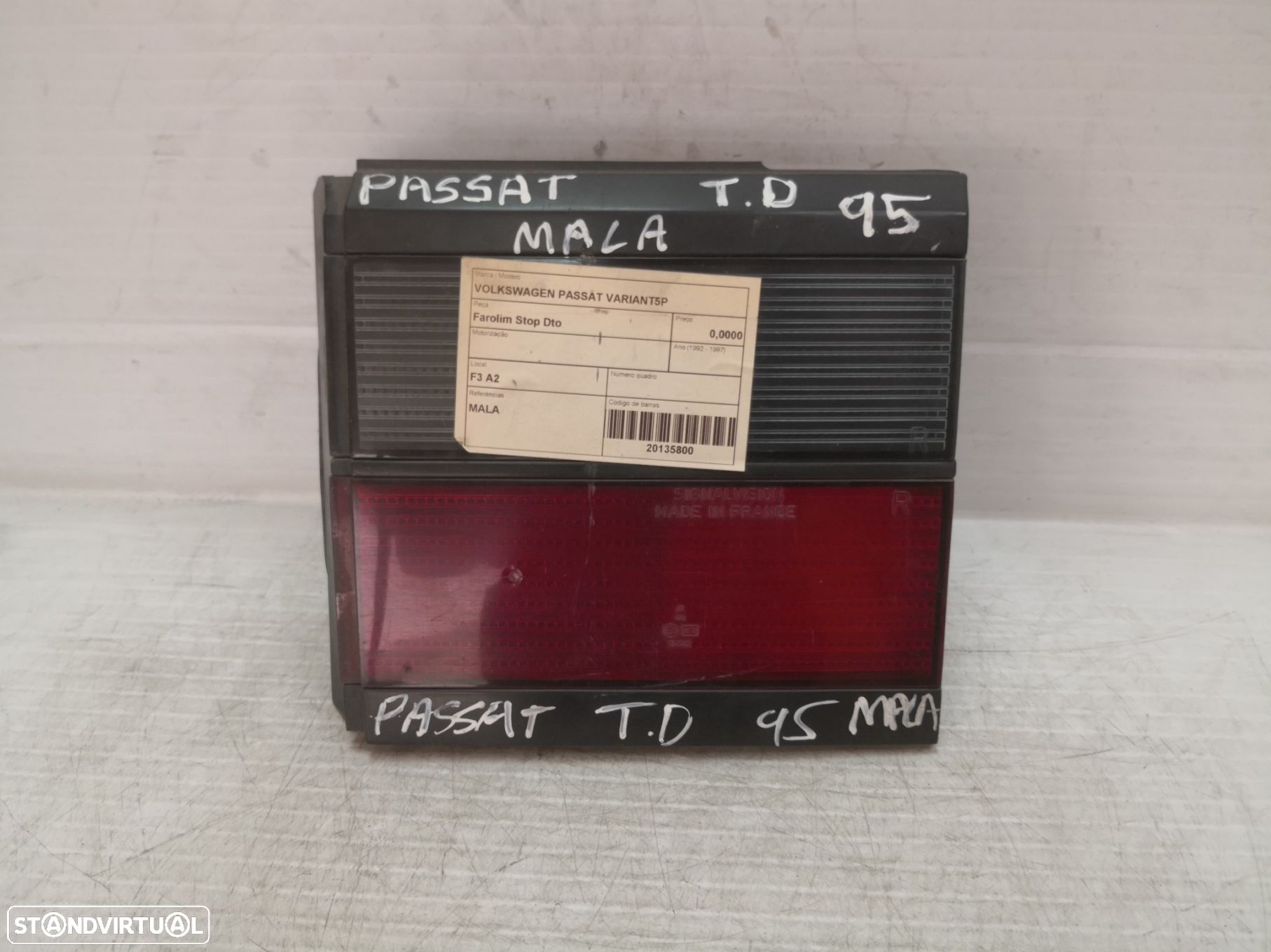 Farolim Stop Dto Volkswagen Passat Variant (3A5, 35I) - 1