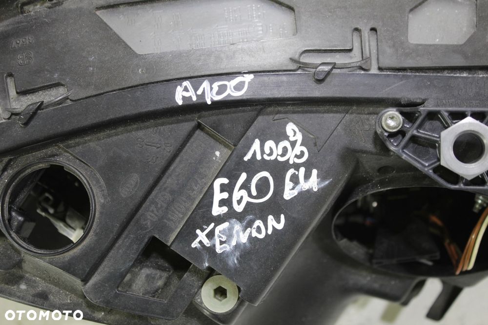 LAMPA LEWY PRZÓD PRZEDNIA XENON NIESKRETNY BMW E60 E61 WERSJA EUROPA - 4