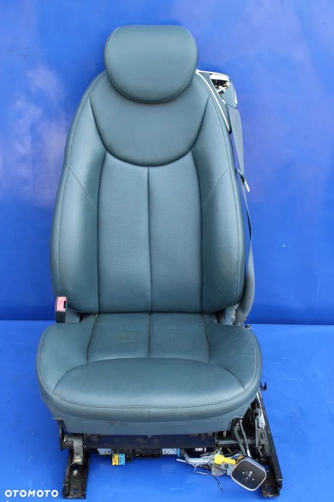 Fotel + pas lewy kierowcy niebieski OE Mercedes SL R230 W230 - 4