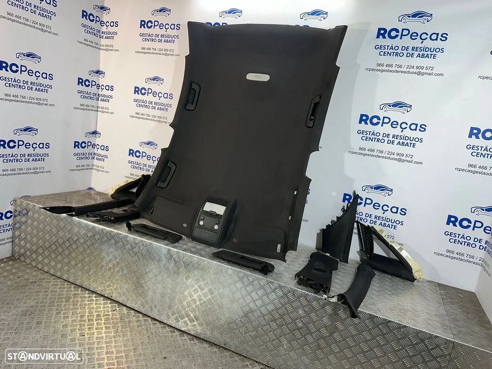 .Conjunto Interior Tecto Cúpula Preto Original Audi A4 B8 Sedan 2009 - 2016 - 3