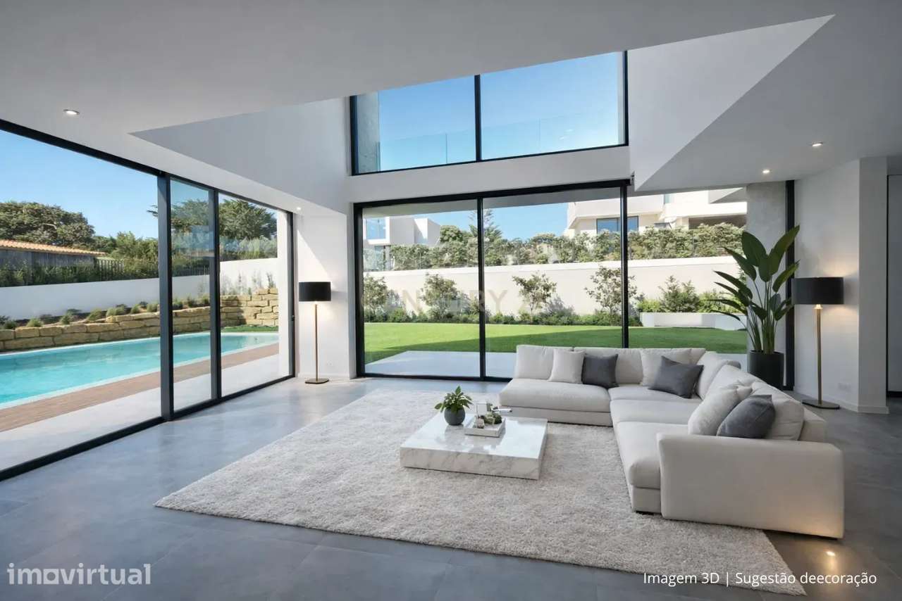 Moradia T5 Nova de Luxo com Piscina em Colares, Sintra | Jardim Privad - Grande imagem: 5/31