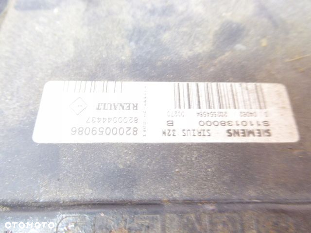 CLIO II 98-01 ZESTAW STARTOWY KOMPUTER PĘTLA 1.4 8V E7J634 SIRIUS - 5