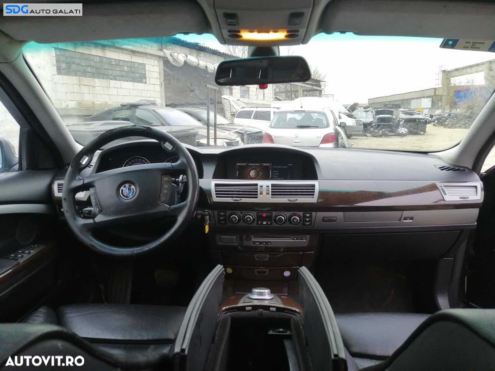 Bandou Bandouri Ornament Ornamente Bord Mahon Lemn BMW Seria 7 E65 E66 730 Facelift 2001 - 2008 - 1