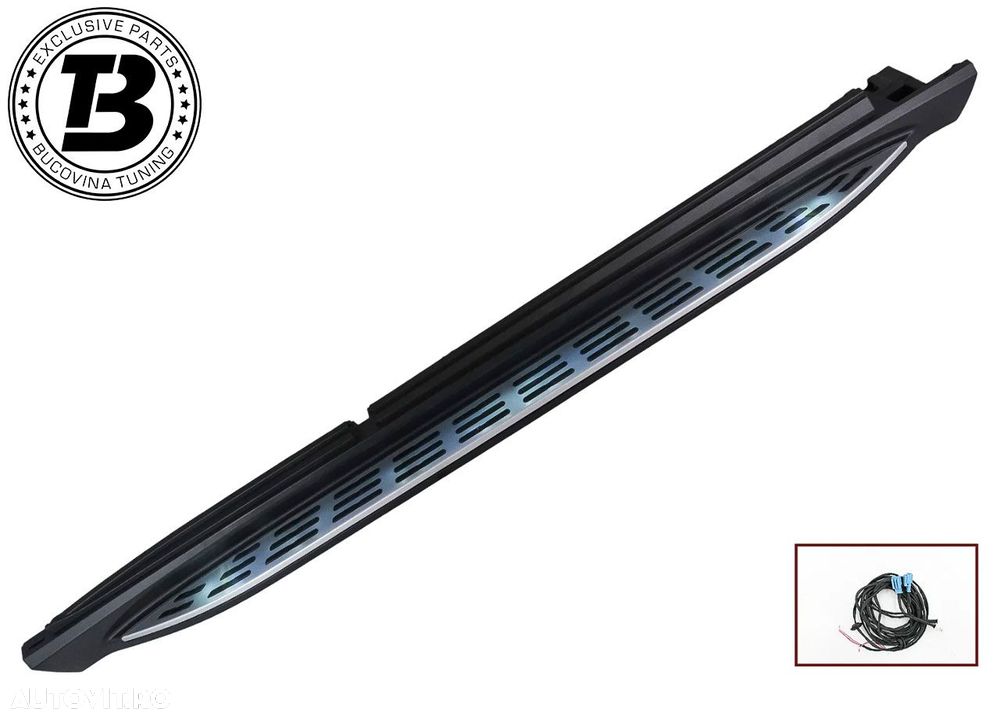 Praguri Aluminiu cu LED compatibile cu Mercedes GLE SUV W167 - 3