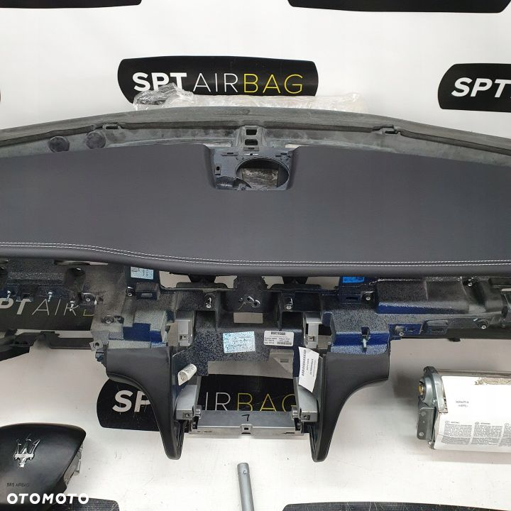 MASERATI QUATTROPORTE DESKA ROZDZIELCZA KONSOLA KOKPIT PULPIT PODUSZKI AIRBAG AIR BAG PASY KIT SET - 3