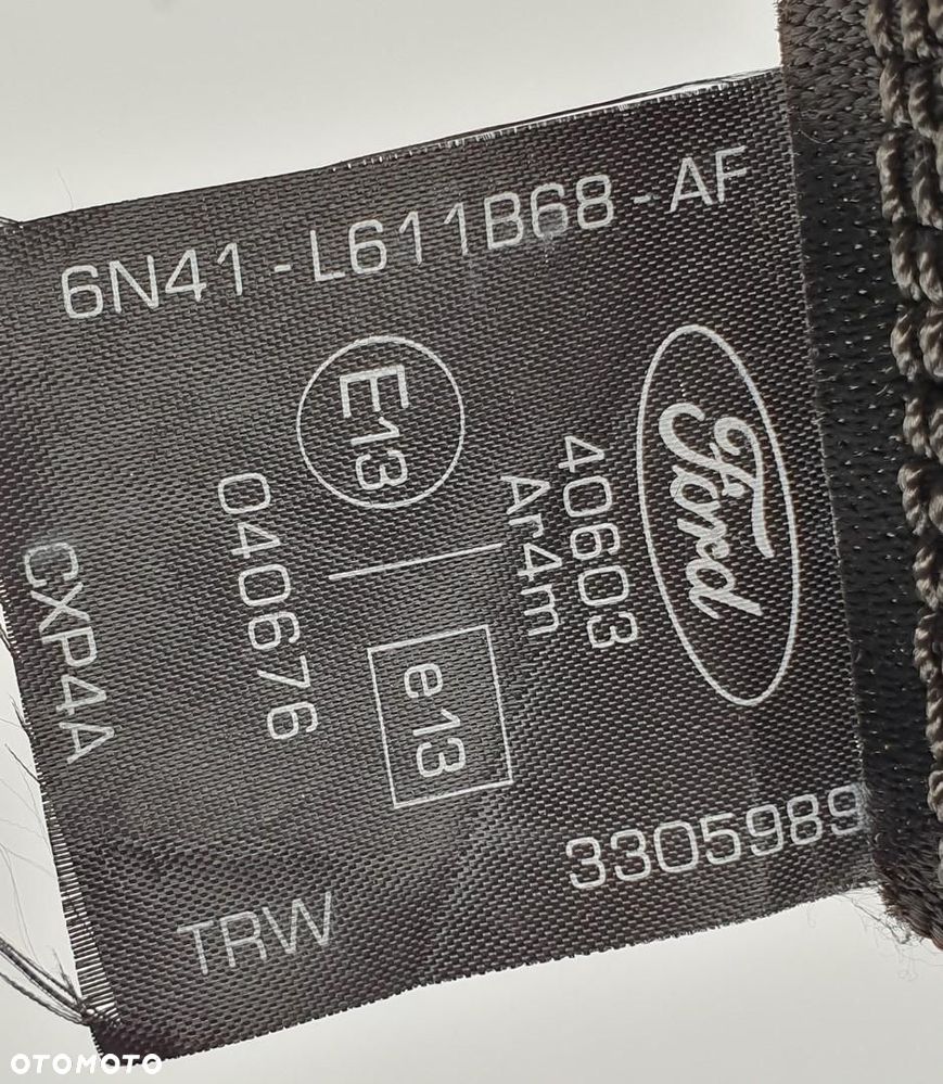 PAS PRAWY TYŁ TYLNY FORD FOCUS MK2 6N41-L611B68-AF - 2