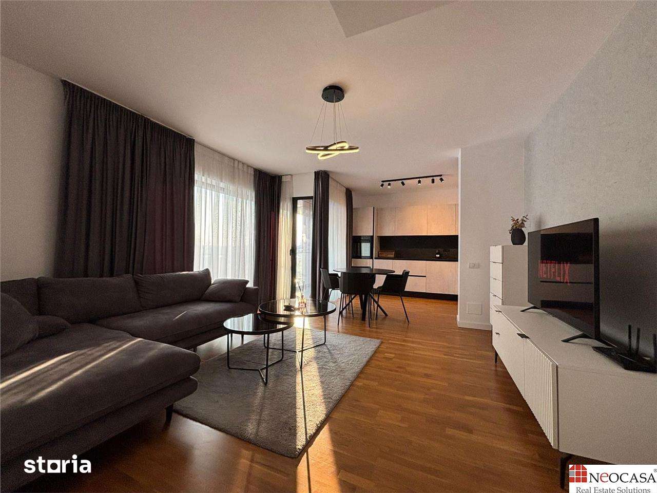APARTAMENT 2 CAMERE LUMINOS MOBILAT, UTILAT BANEASA — fotografia 1