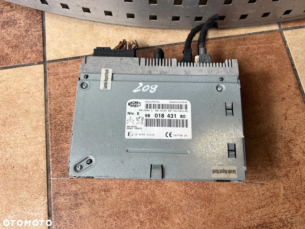 RADIO NAWIGACJA PEUGEOT 208 I 9801843180 - 1