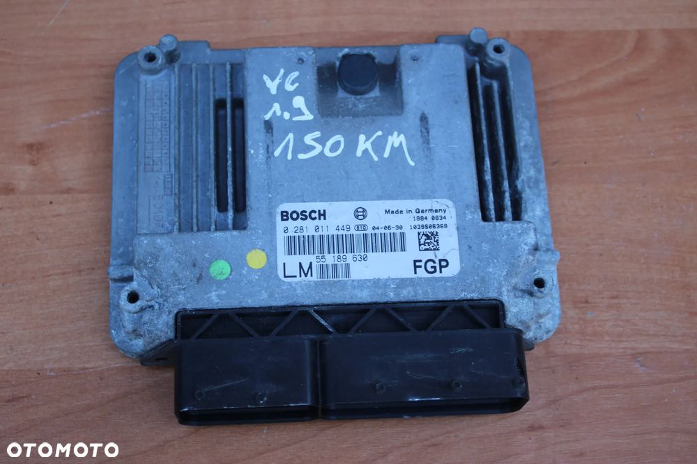 STEROWNIK KOMPUTER SILNIKA OPEL VECTRA C SIGNUM 1.9 CDTI 150KM 0281011449 55189630 LM - 1