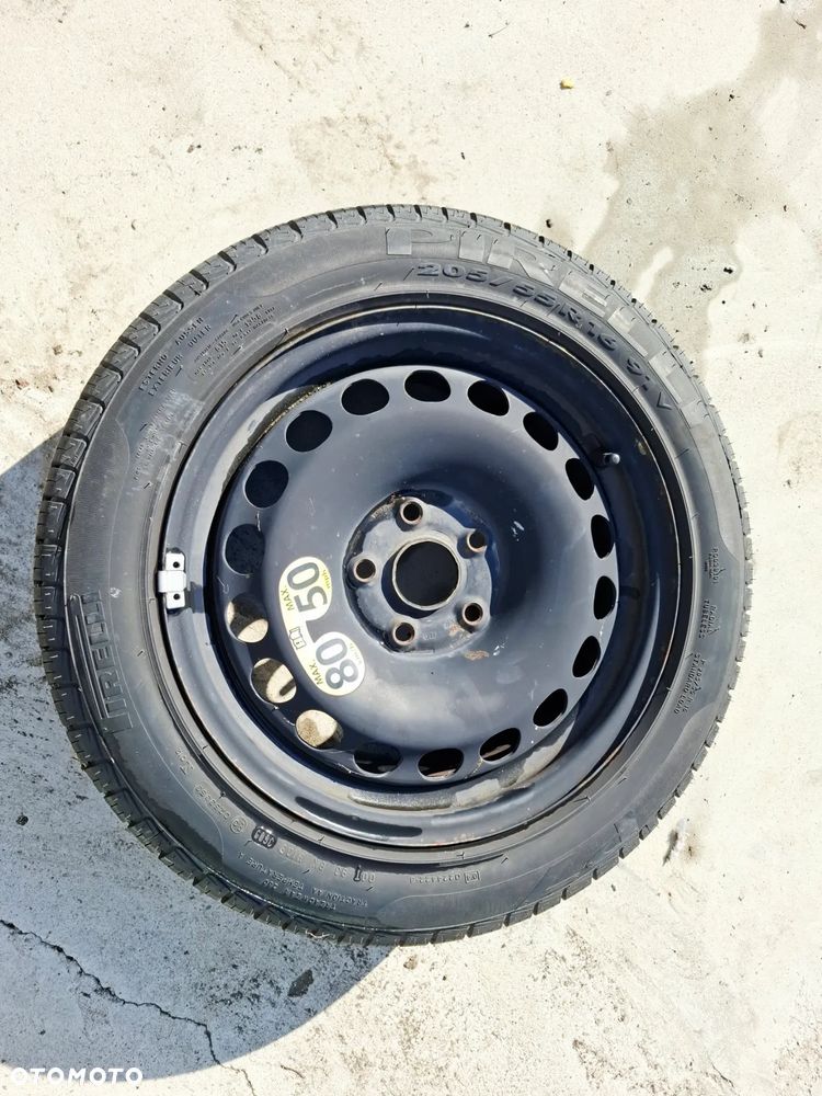Koło Koła Dojazdowe Zjazdowe Zapasowe 5X112 205/55R16 Audi VW Seat Skoda - 1