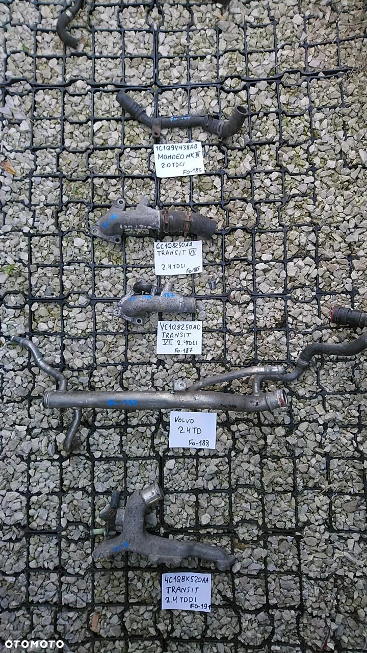 FORD / VOLVO TERMOSTAT / KRÓCIEC WODNY / POMPA WODY / MAGISTRALA / RURKA WODNA OBUDOWA TERMOSTATU - 5