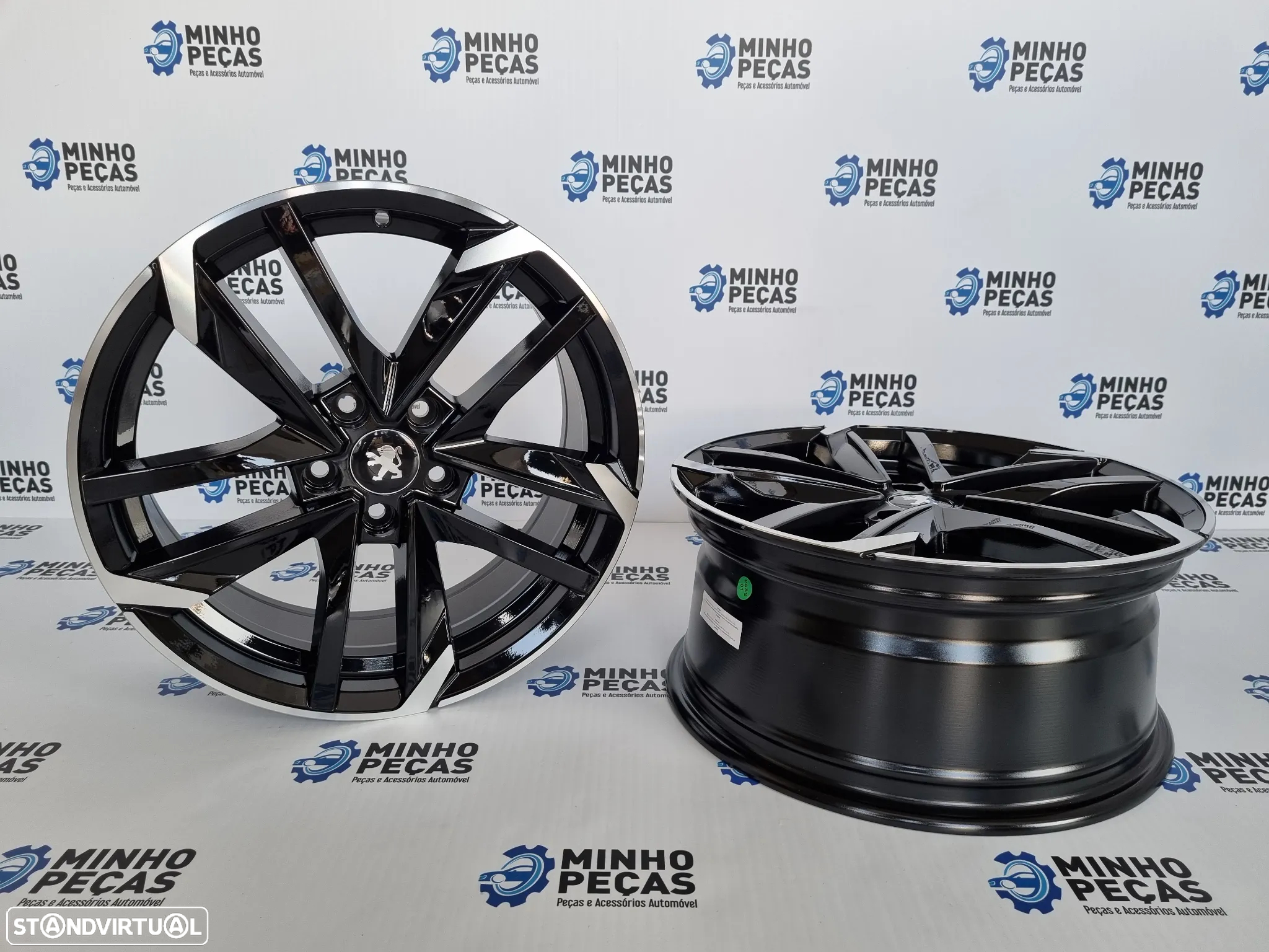 Jantes Peugeot 308 GTI em 16 Preto Brilho (5x108) - 4