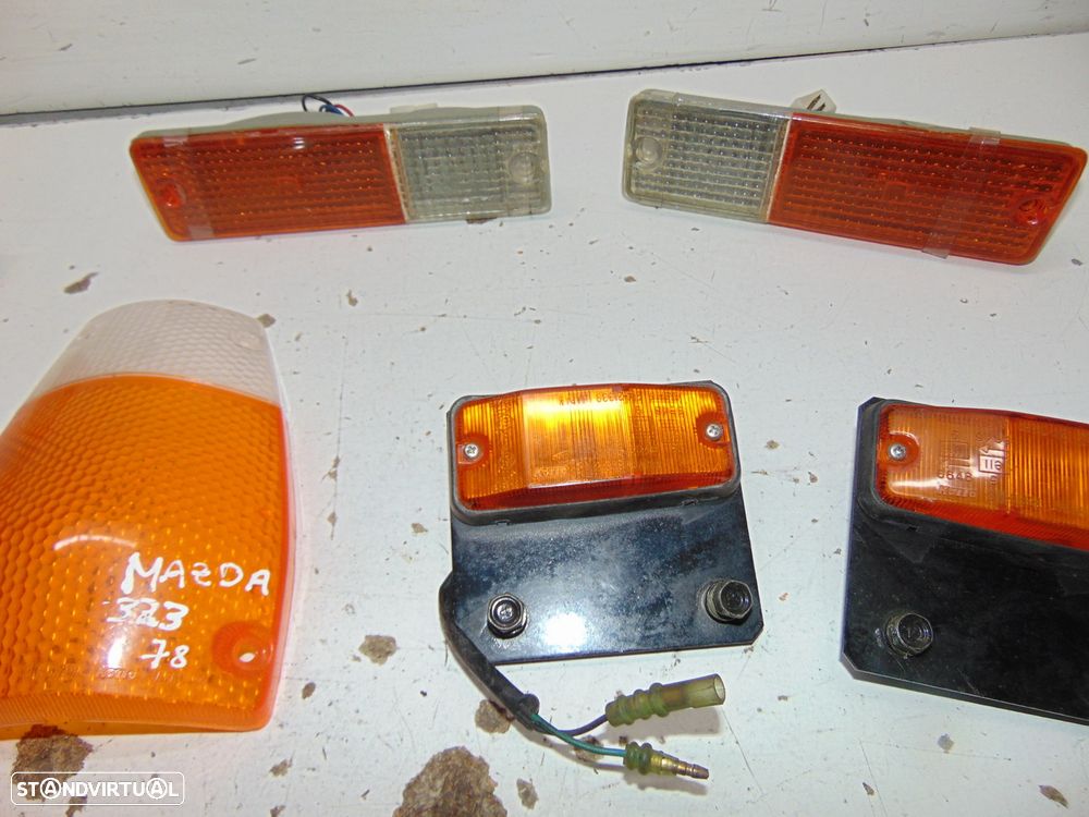 Antigos farolins e vidros de farolim - 4