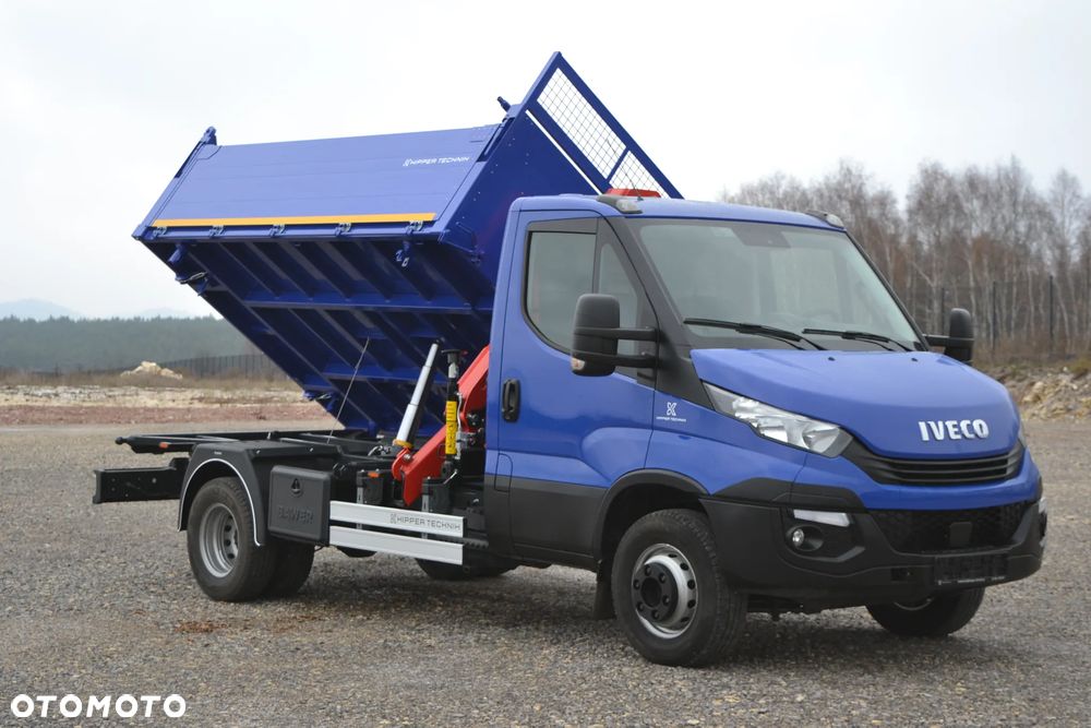 Iveco 72-180 72C18 Nowy 3-stronny WYWROT Kiper Wywrotka Żuraw HDS HC 45A2 SALON PL - 22