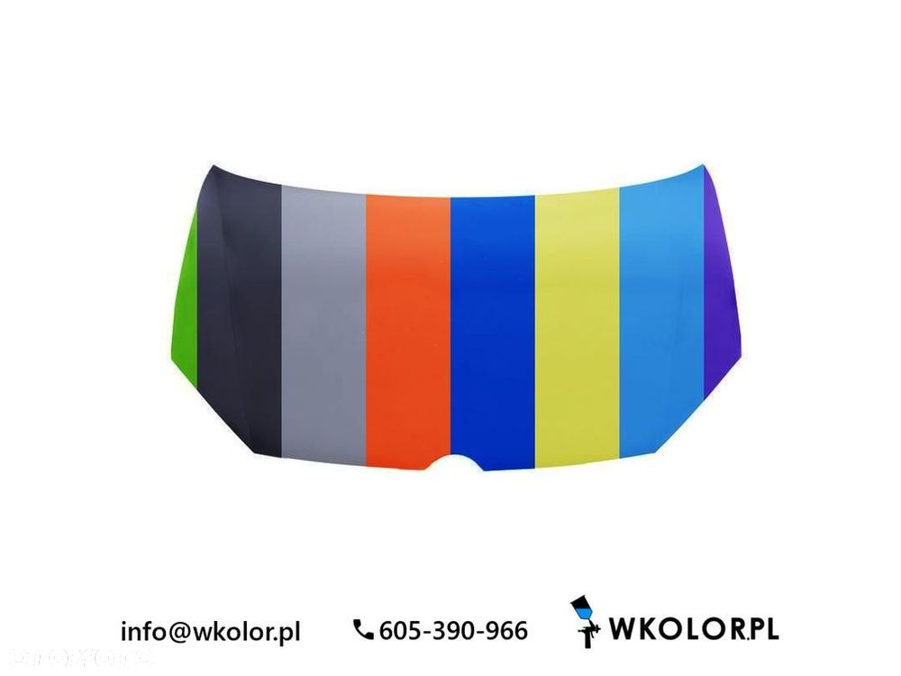 NOWA POKRYWA SILNIKA VW GOLF VI 2013-2016 LAKIEROWANA W KOLOR - 1