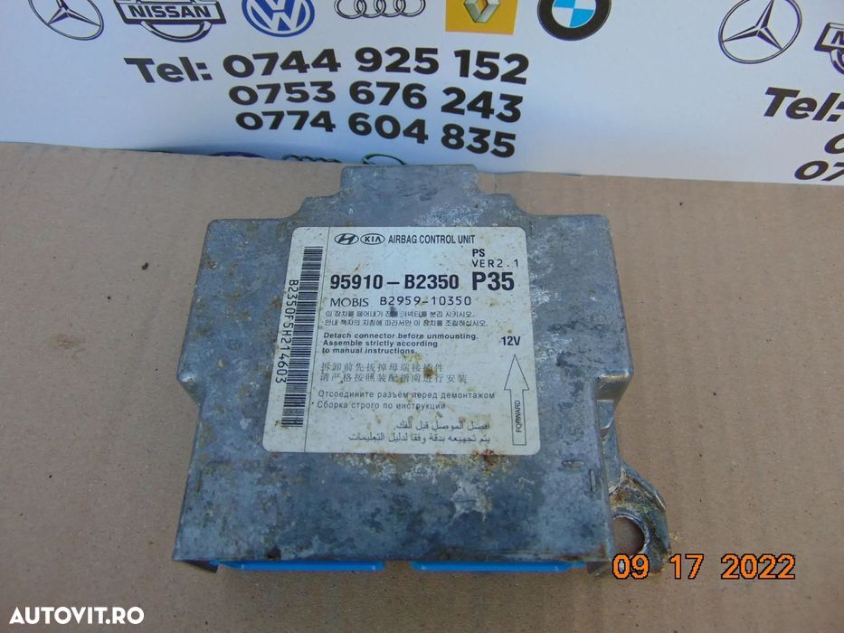 Modul airbag Kia Soul 2013-2021 calculator ecu airbag dezmembrez - 1