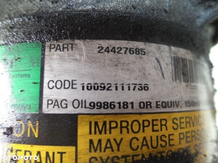 KOMPRESOR SPREŻARKA  KLIMATYZACJI OPEL CORSA C 24427685 POSIADAM 3 SZT - 4