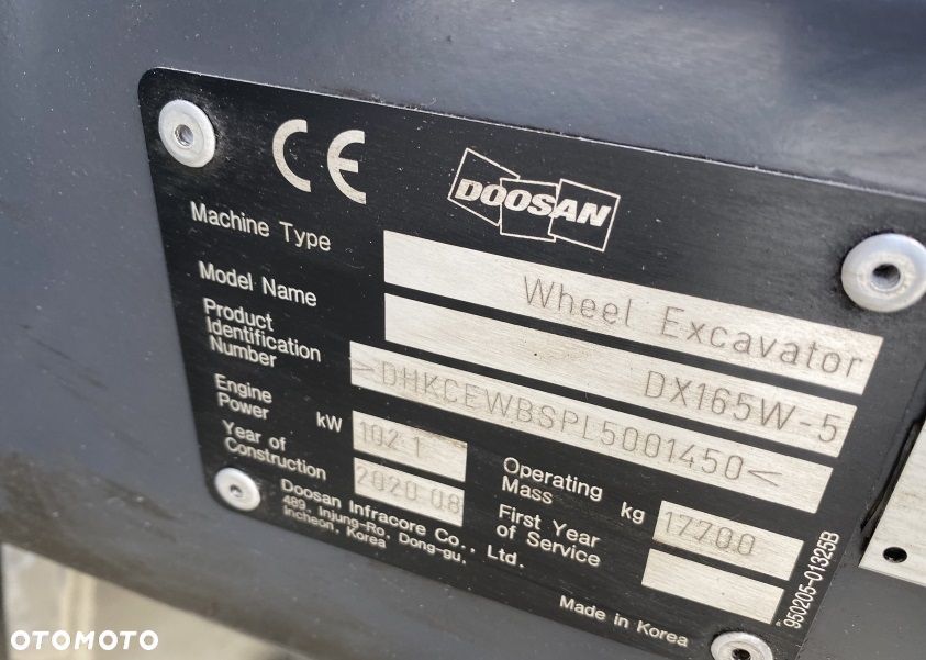 Doosan DX165W-5 - 7