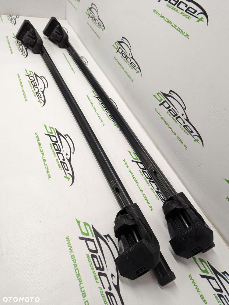 Bagażnik dachowy Thule: belki 7122 + Stopy 7104 Na otwarte relingi - 7