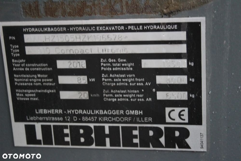 Liebherr 910Compact Konik Skrętny 2xKamaera Sprowadzony Podpory - 28