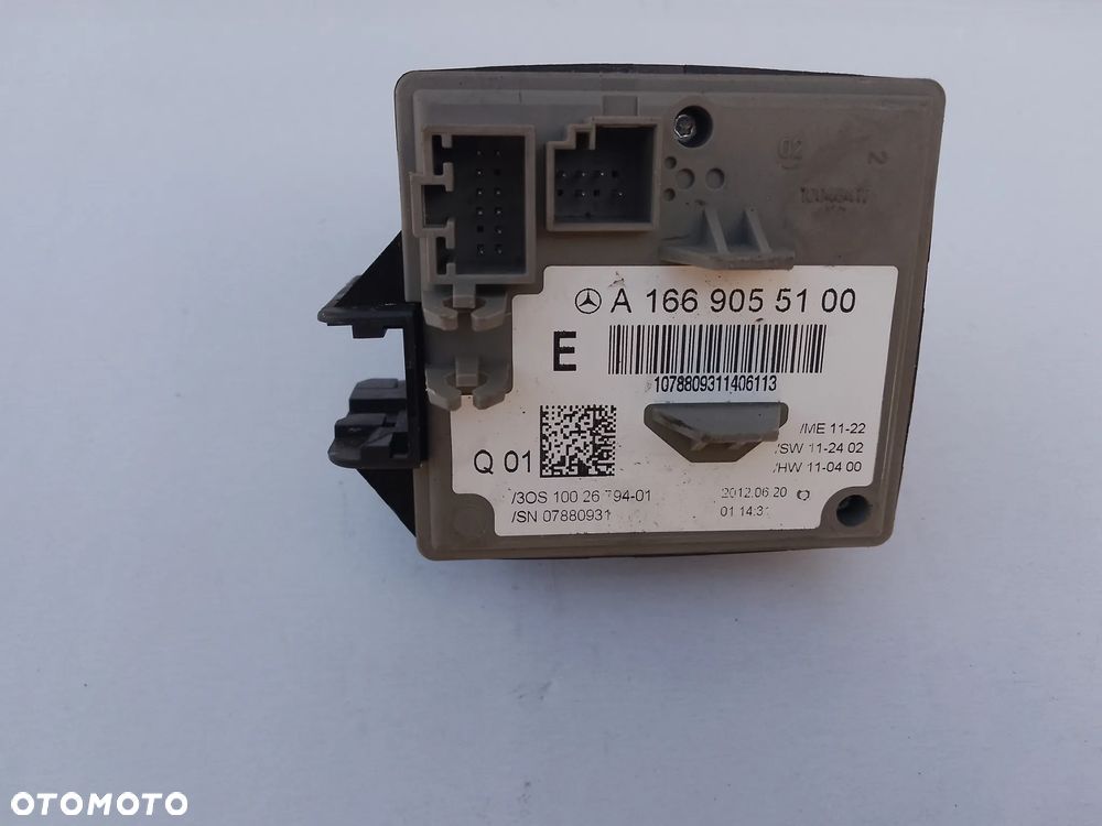 MERCEDES STACYJKA A KLASA 169 W169 A1669055100 - 3
